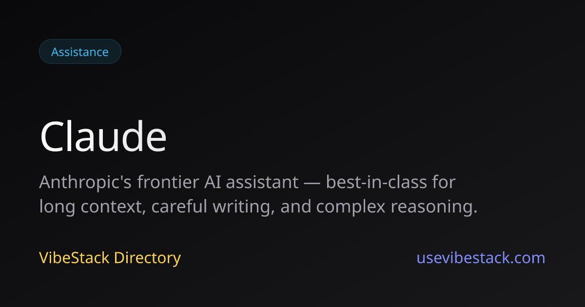 Claude Review & Features - AI Productivity Lab | VibeStack